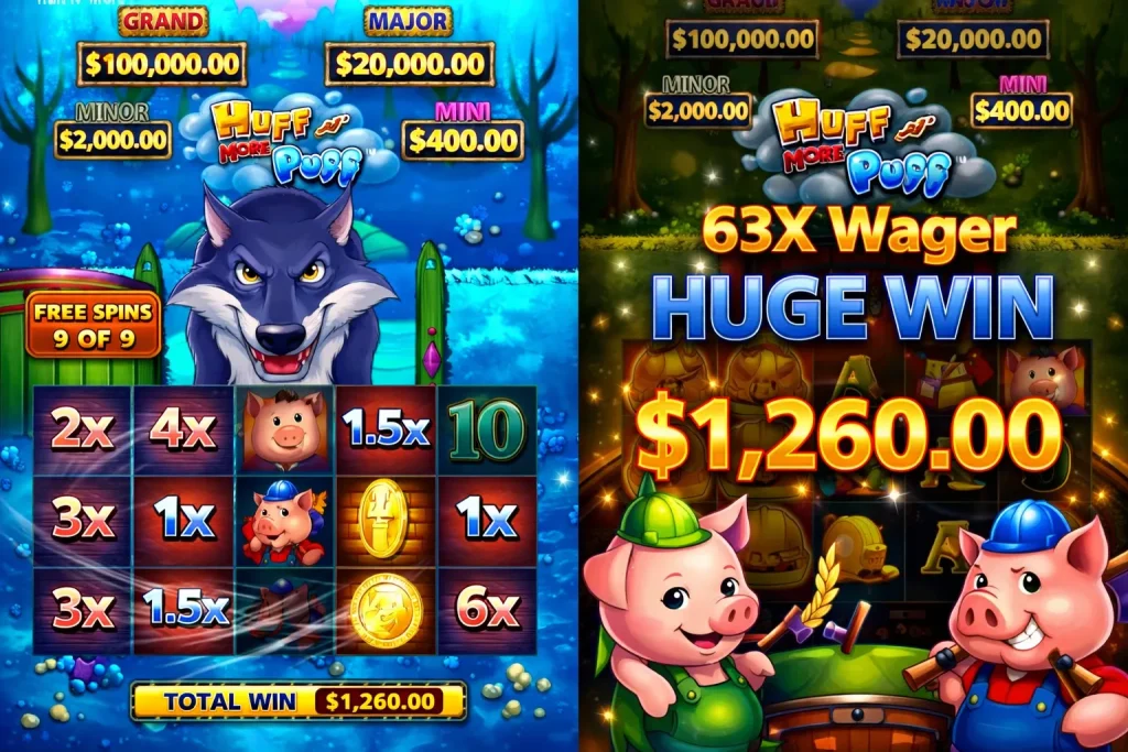 Huff and Puff Slot App