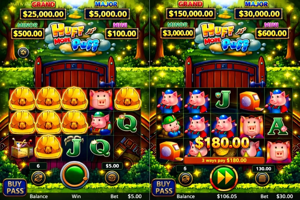 Huff and More Puff App Slot